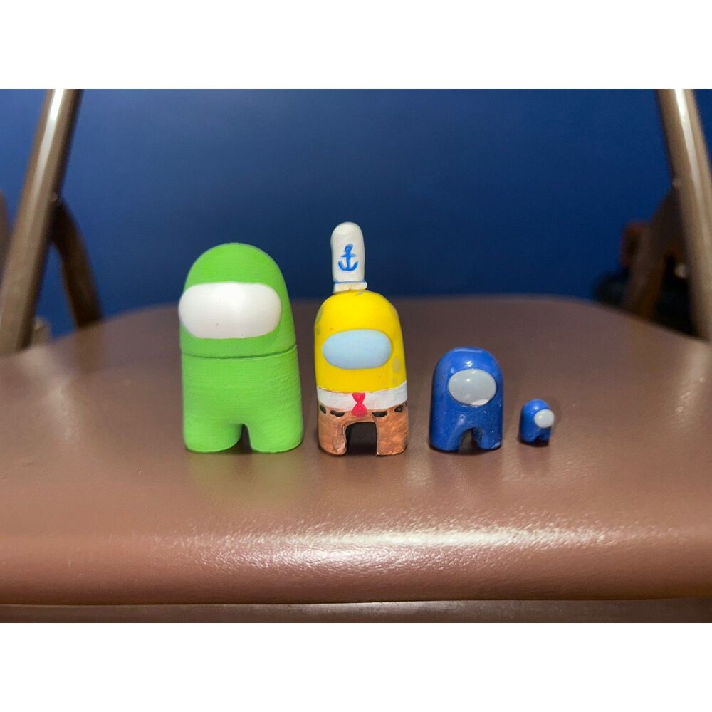 Among Us Lot - Hand Painted - Wooden